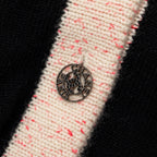 Chanel size 34 20S cardigan cashmere black / pink