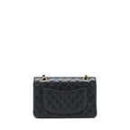 Chanel Small Classic Double Flap Bag Caviar Black GHW (Microchip)
