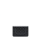 Chanel Reissue Wallet On Chain Aged Calfskin Black with Black Hardware