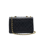 Chanel Vintage Maxi Flap Bag Black 24K GHW