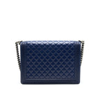 CHANEL LARGE LE BOY NAVY SHW