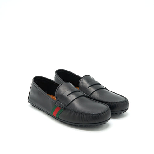 Gucci Size 5 Men’s Leather Loafer Black