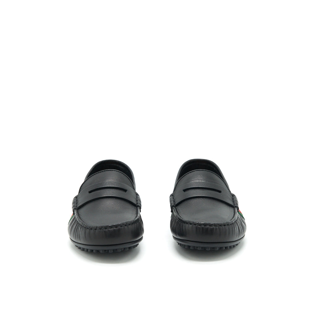 Gucci Size 5 Men’s Leather Loafer Black