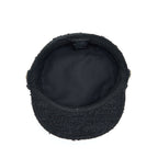 Chanel Size M Newsboy Cap Black LGHW