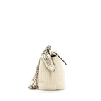 Fendi Dot Com Bag White SHW