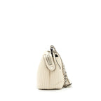 Fendi Dot Com Bag White SHW