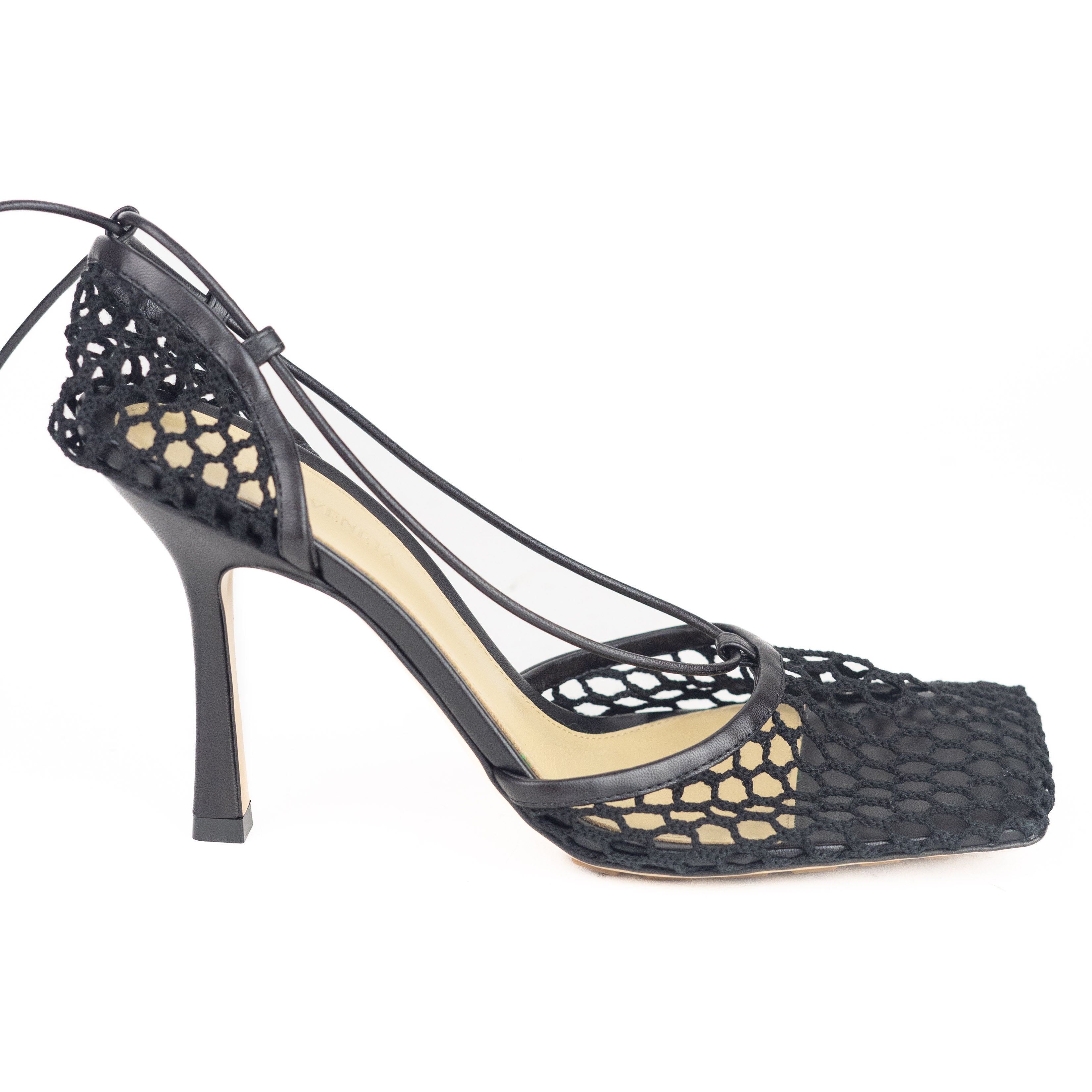 Bottega Veneta Mesh High Heel Sandal  in I