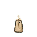Fendi Mini Peekaboo Bag Limited Edition Beige/Multicolour SHW
