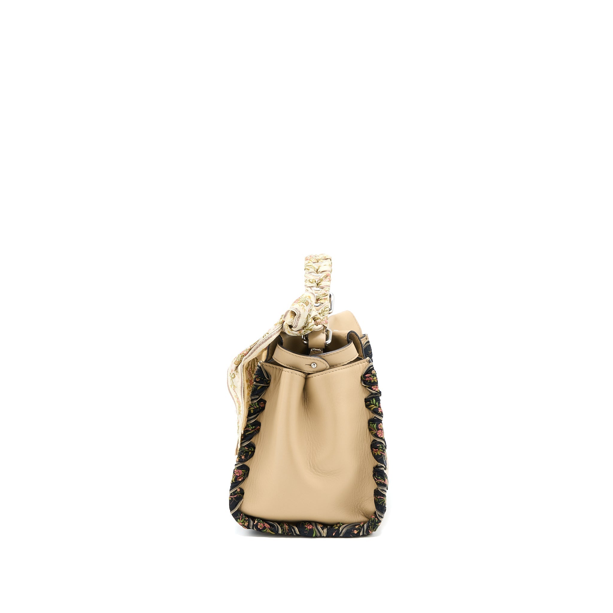 Fendi Mini Peekaboo Bag Limited Edition Beige/Multicolour SHW