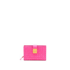 Bottega Veneta Fold Wallet Nappa Pink GHW