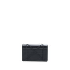 Dior Diorama Wallet On Chain Grained Calfskin Black LGHW