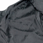 Chanel Size 34 Draped Satin Midi Dress Rayon / Wool Navy/Black