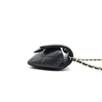 Chanel Glasses Case With Classic Chain Black LGHW