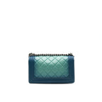 CHANEl Medium Leboy Bag Green Ruthenium Hardware