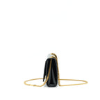 Saint Laurent Kate Flap Bag Patent Black GHW