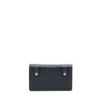 Dior Saddle Belt Pouch Grained Calfskin Black GHW