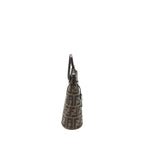 Fendi Vintage Mini Bag Canvas/Leather FF Jacquard SHW