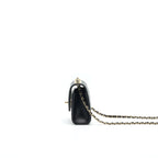 CHANEL MINI TRENDY CC CHAIN WALLET BLACK LGHW