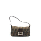Fendi Vintage Baguette Shouder Bag FF Jacqiard SHW
