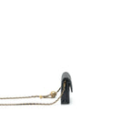 Chanel Pearl crush mini Belt coins Purse/ Card holder black GHW
