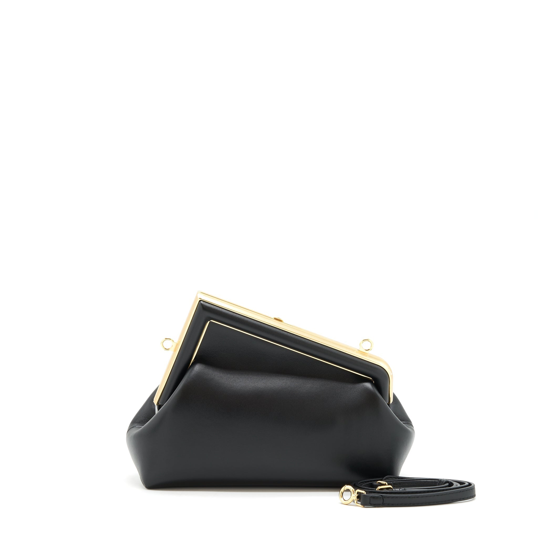 Fendi fendi first bag Small nappa black GHW