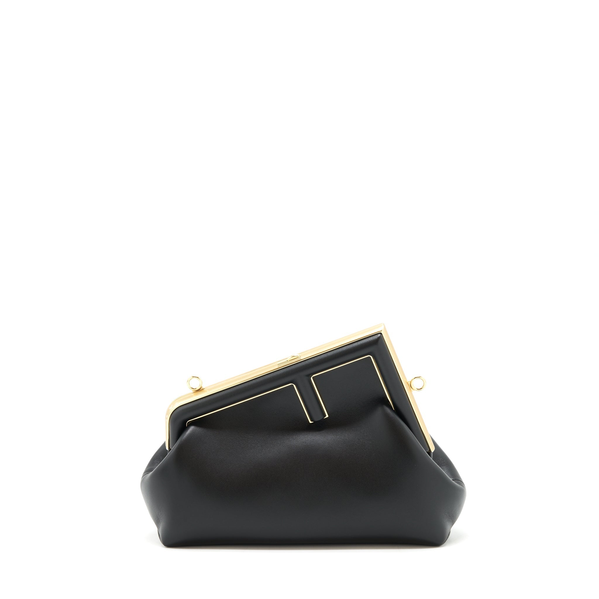Fendi fendi first bag Small nappa black GHW