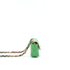 Chanel Small Scarf Entwined Chain Bag Green