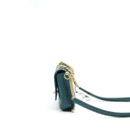 CHANEL FLAP BAG IN DARK TURQUOISE IN GHW