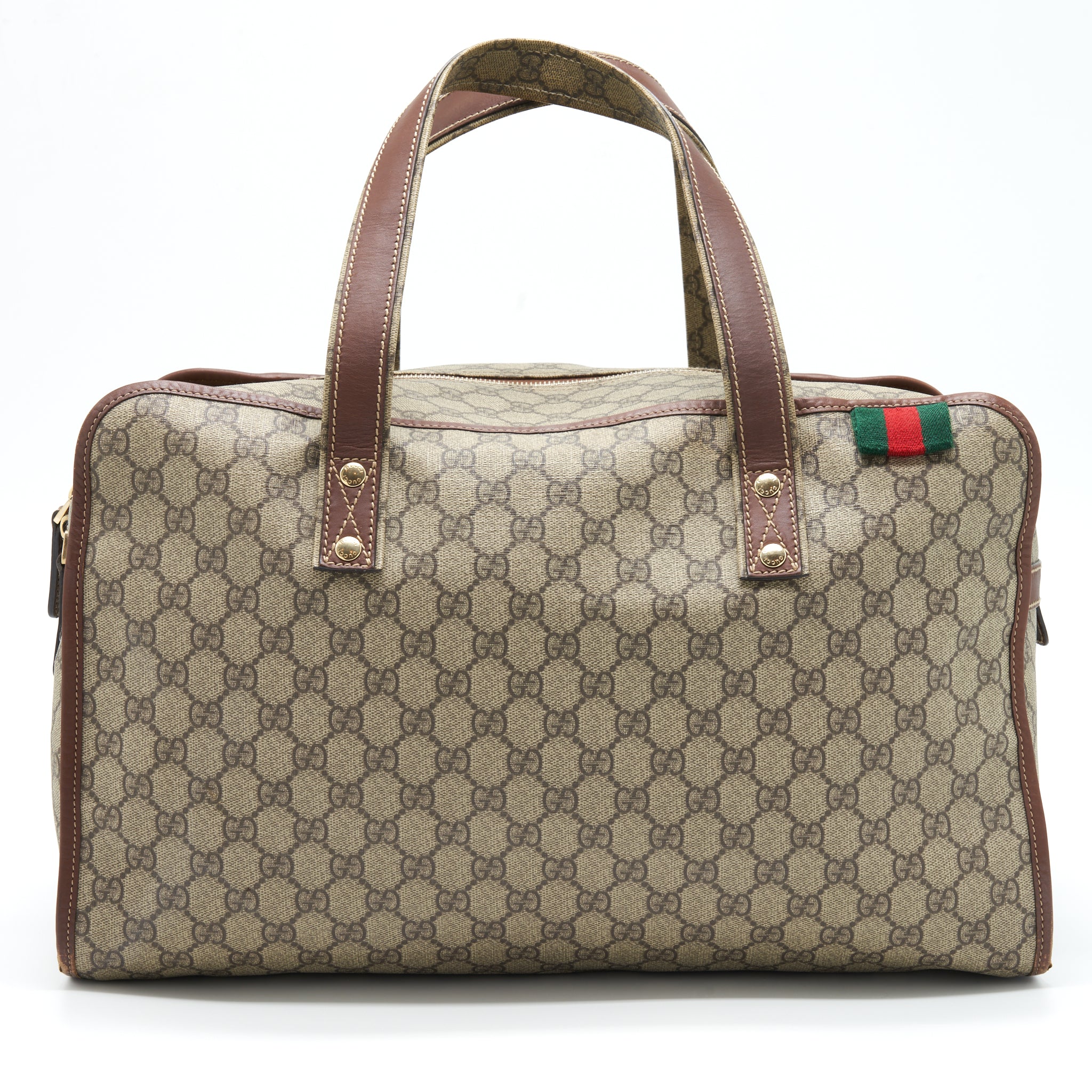 Gucci Tote Bag GG Supreme Beige/Multicolour GHW
