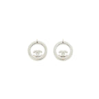 Chanel CC Round Earrings