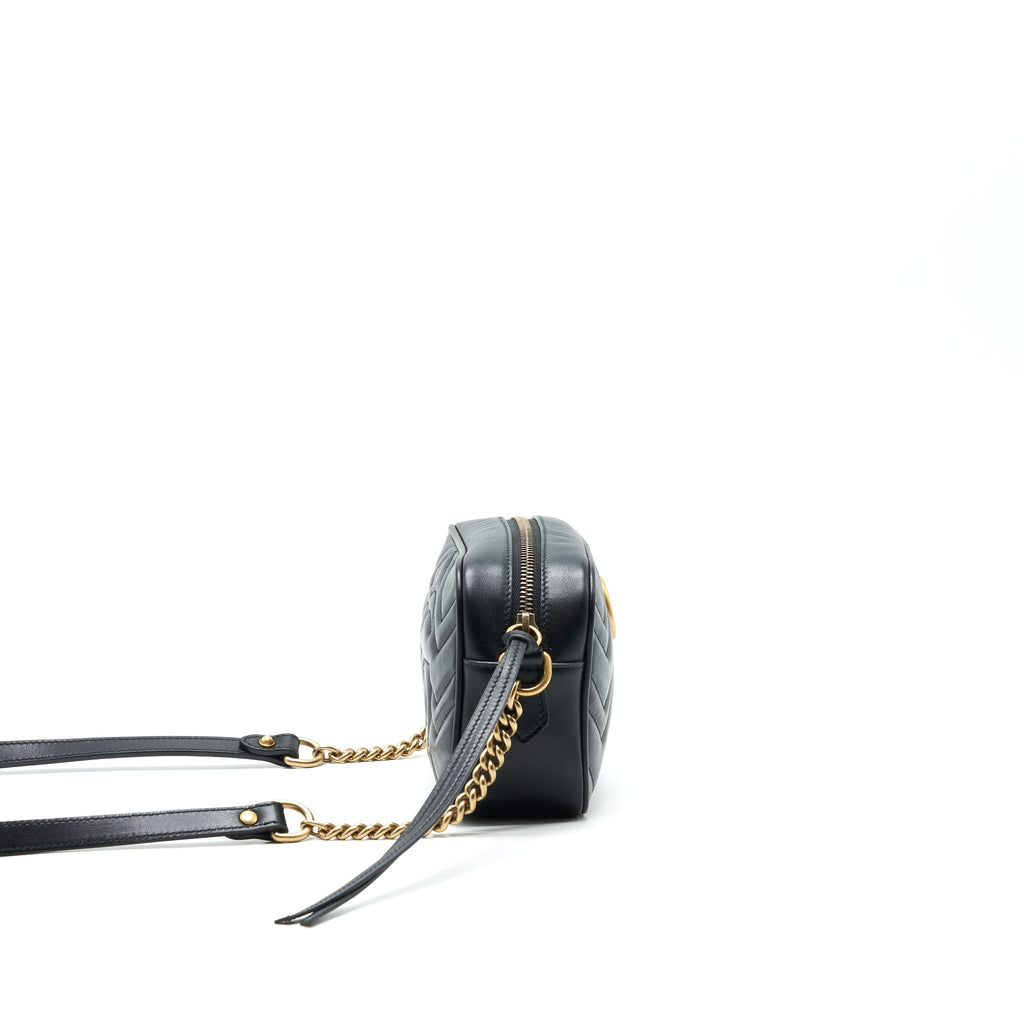 GUCCI MARMONT CAMERA BAG BLACK