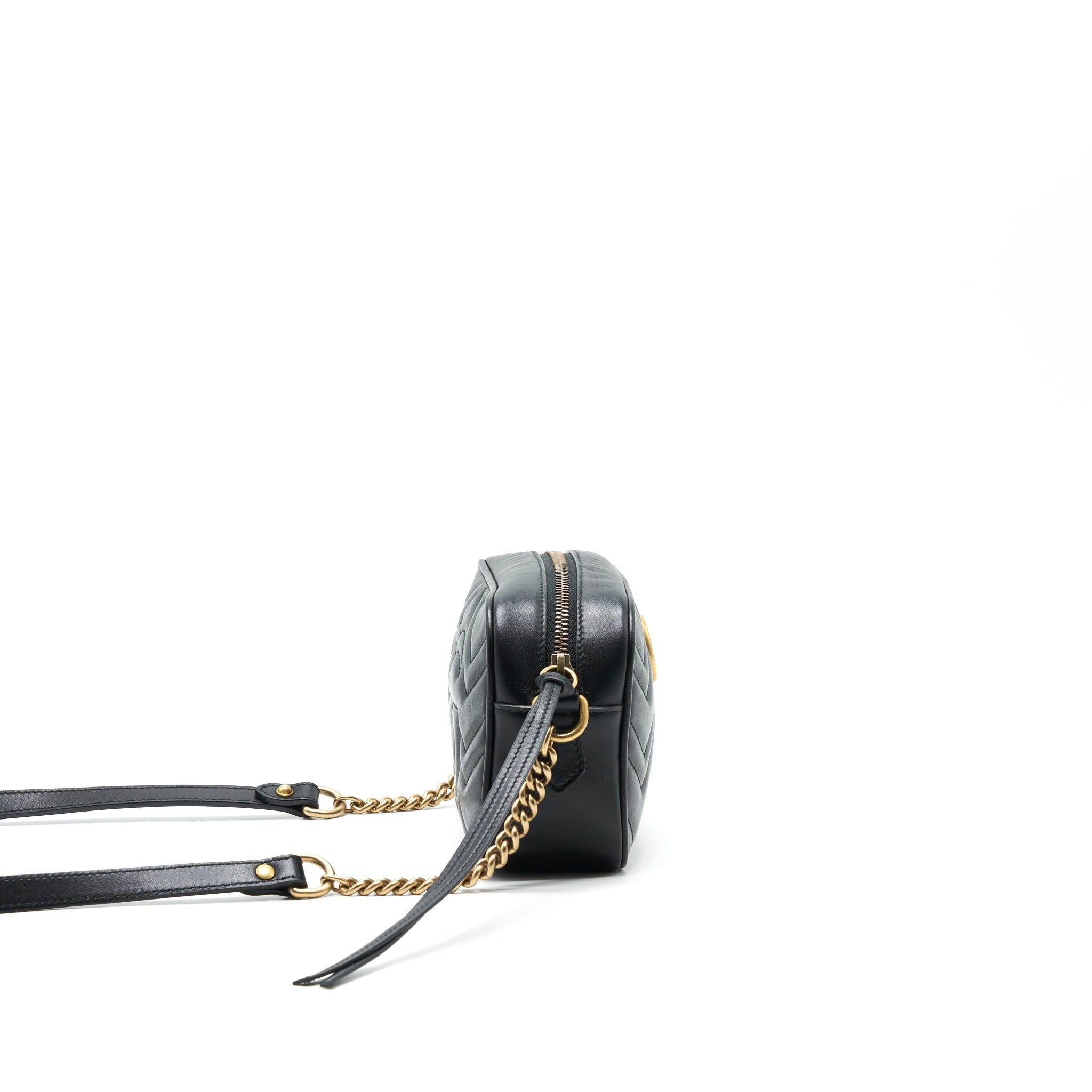 GUCCI MARMONT CAMERA BAG BLACK