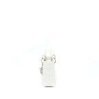 Dior Mini Lady Dior Lambskin White SHW
