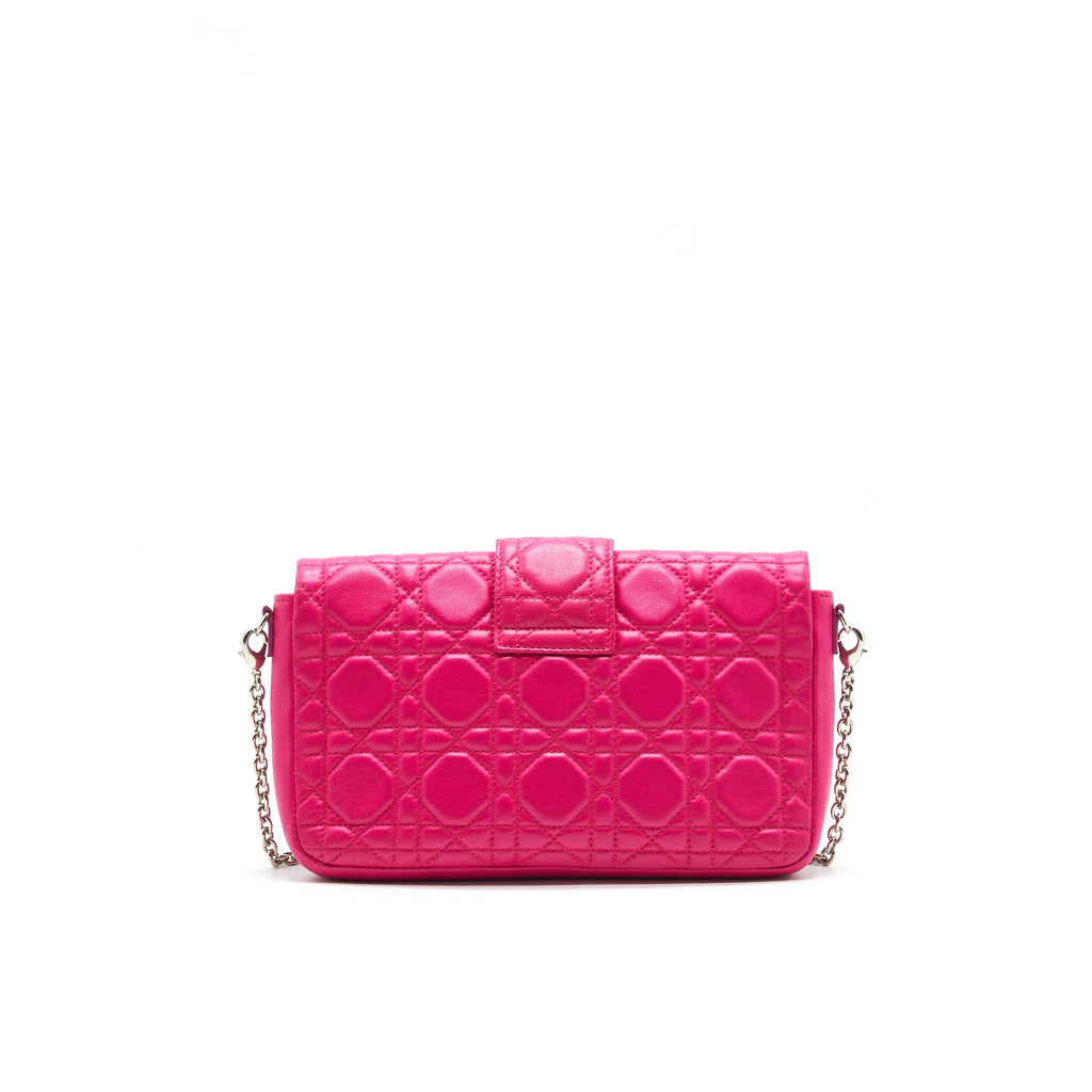 Dior Miss Dior Mini Crossbody Chain Bag Pink SHW