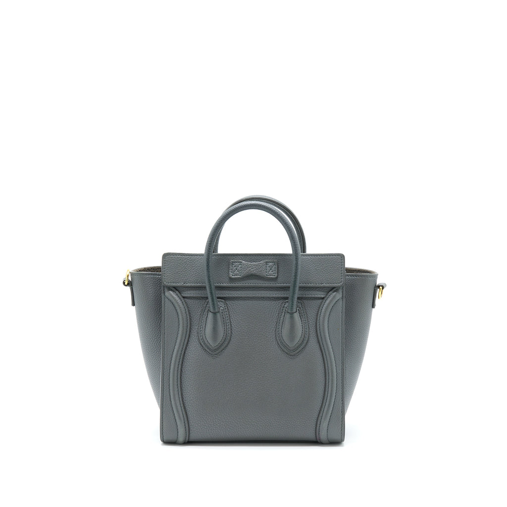 Celine Nano Luggage Bag Grey