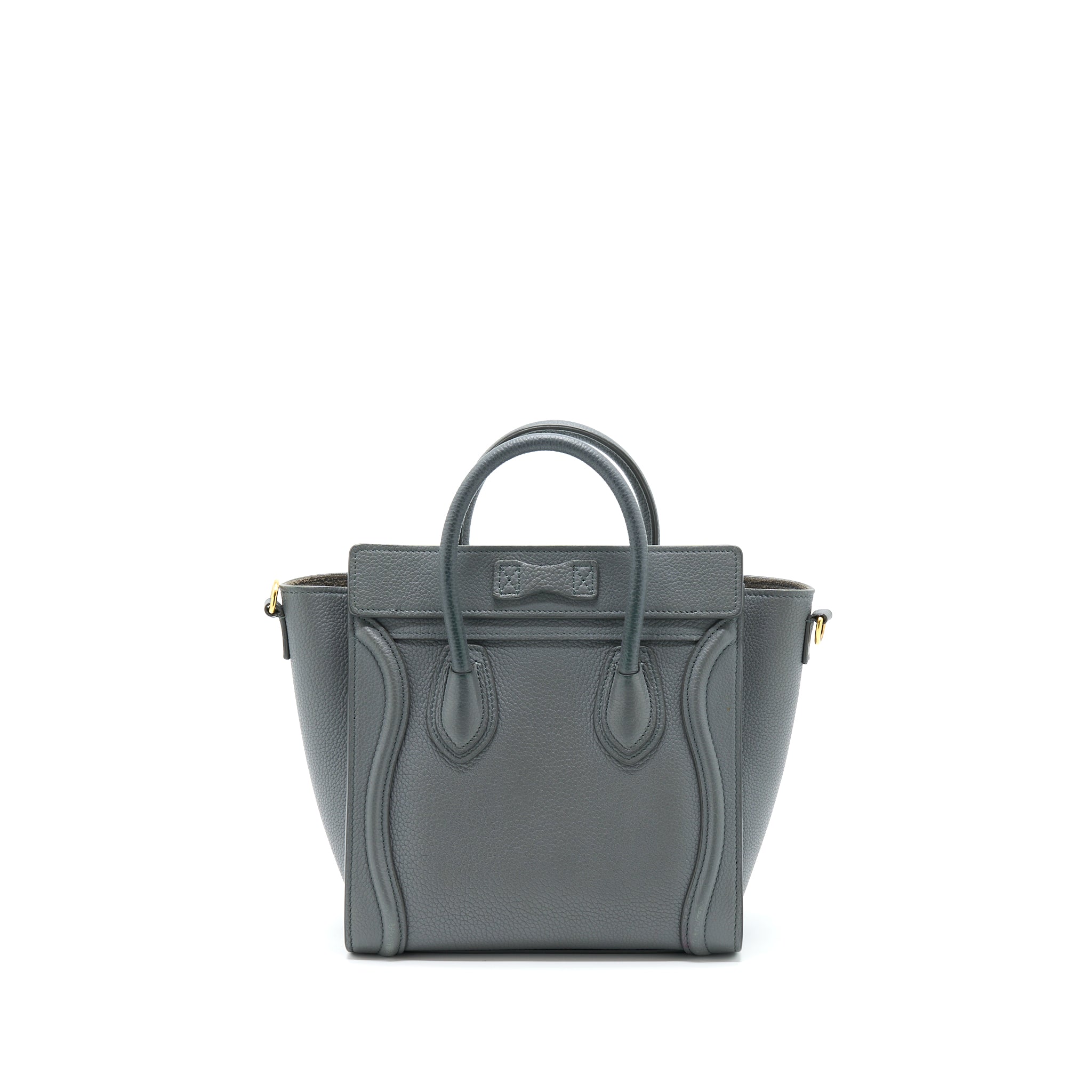 Celine Nano Luggage Bag Grey