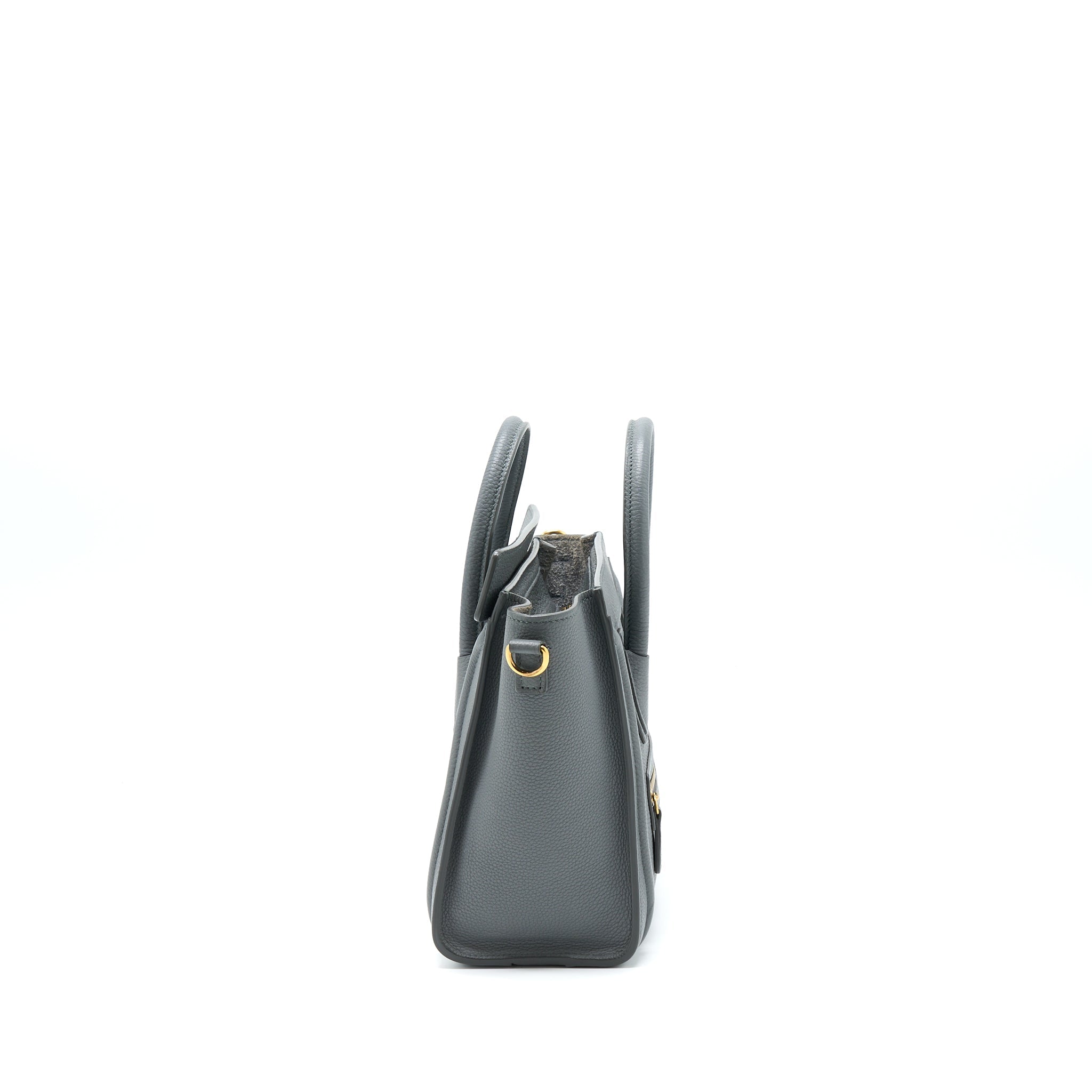 Celine Nano Luggage Bag Grey