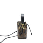 Fendi Mon Tresor Mini Bucket Bag Black/Brown GHW