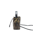 Fendi Mon Tresor Mini Bucket Bag Black/Brown GHW