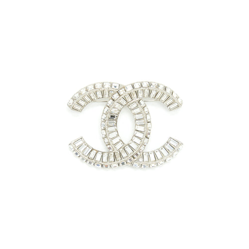 Chanel CC Crystal Brooch
