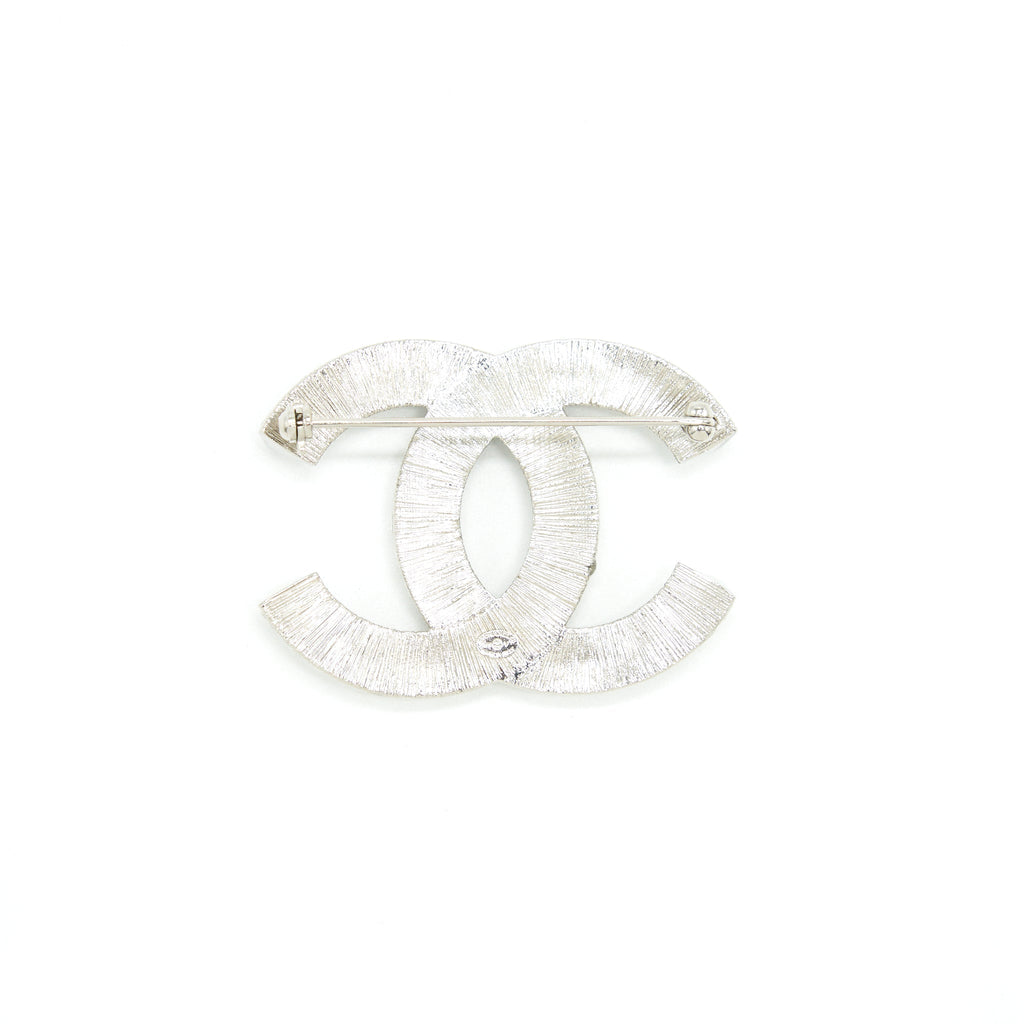Chanel CC Crystal Brooch