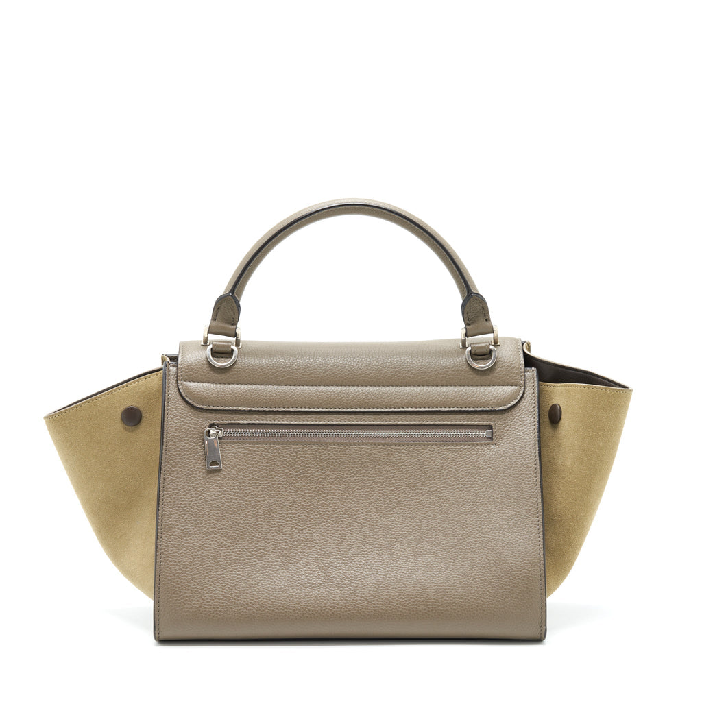 Celine Trapeze Bag Calfskin Grey