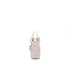 Dior Lady Dior Mini Tote Bag Pink with LGHW