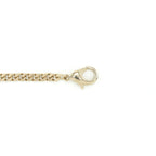 Chanel Mini CC Logo Choker/ Double Chain Bracelet Light Gold Tone