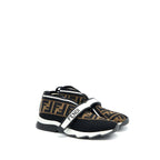 Fendi Size 37 Fabric Black Sneaker