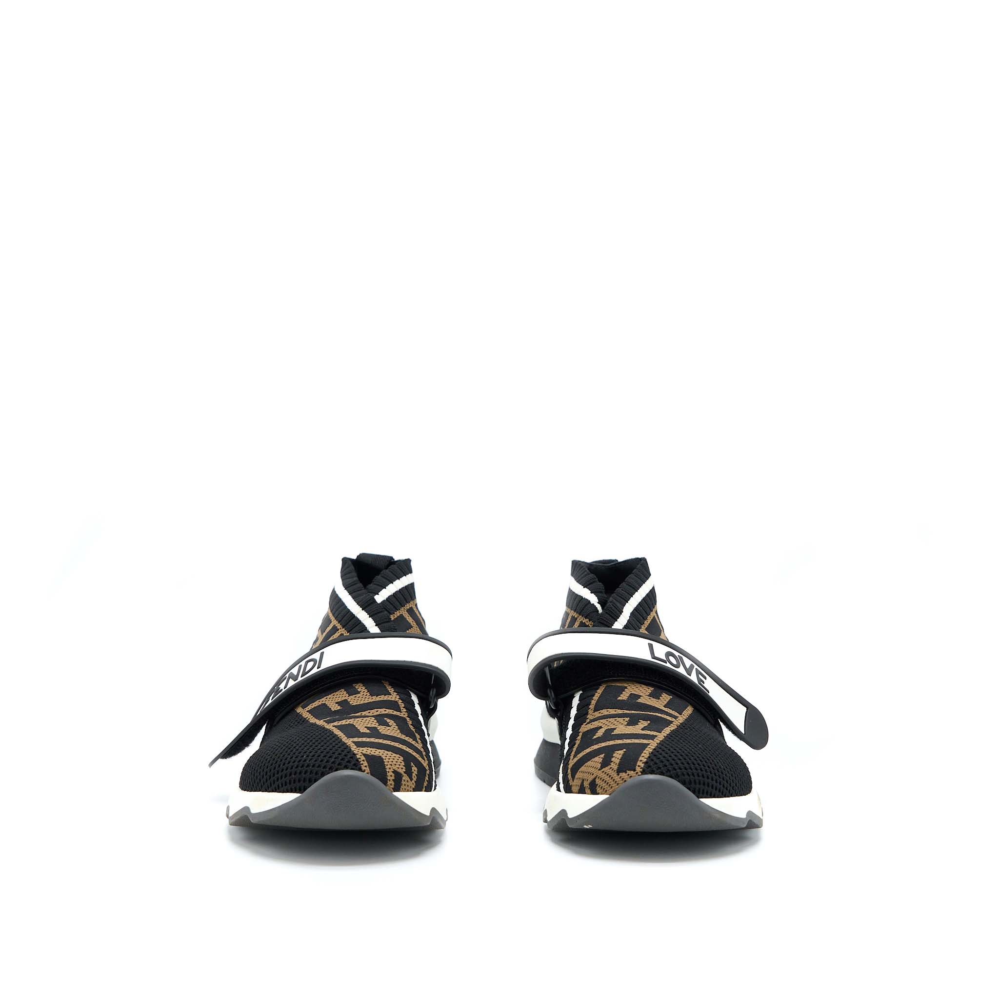 Fendi Size 37 Fabric Black Sneaker