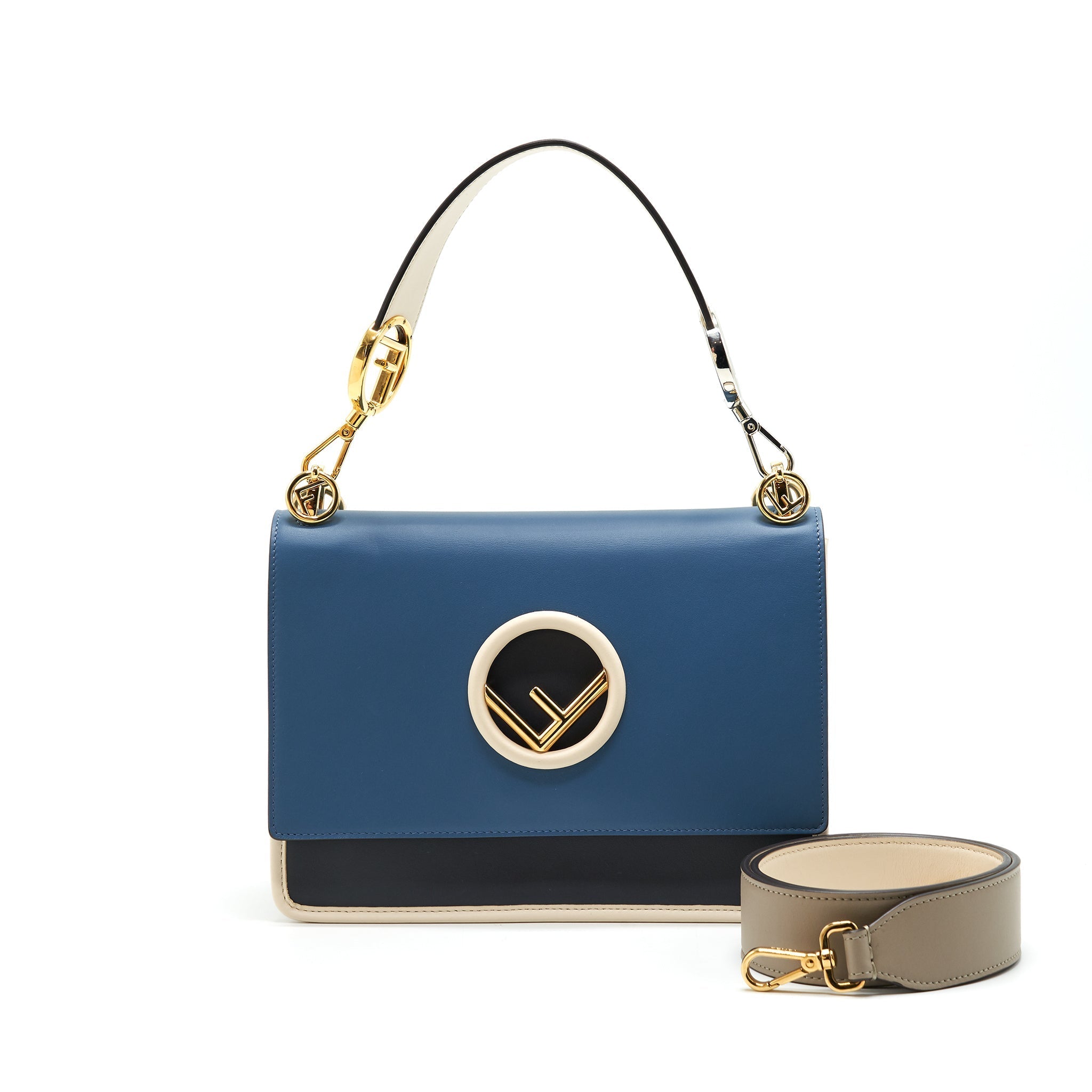 FENDI KAN I F SHOULDER CHAIN BAG