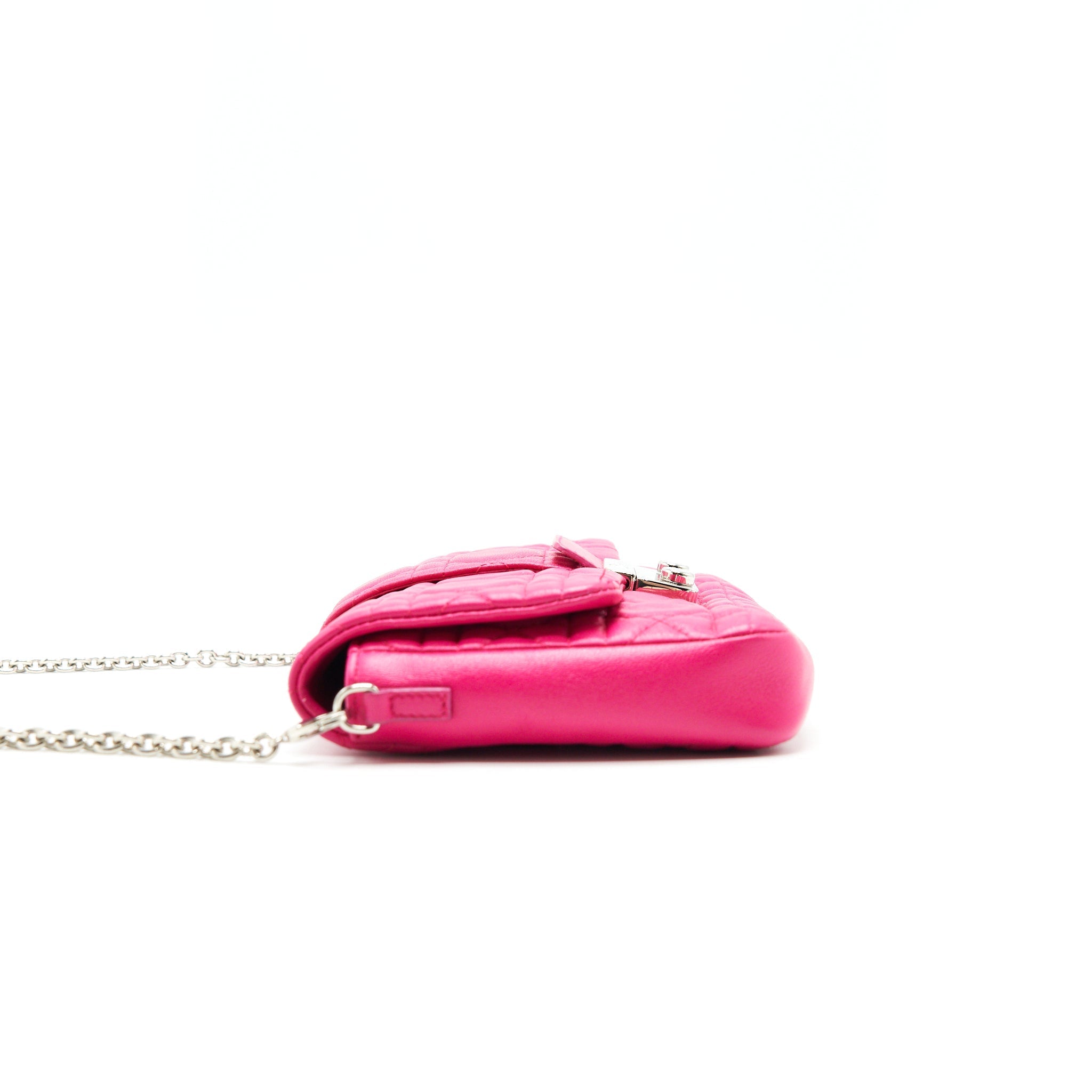 Dior Miss Dior Mini Crossbody Chain Bag Pink SHW