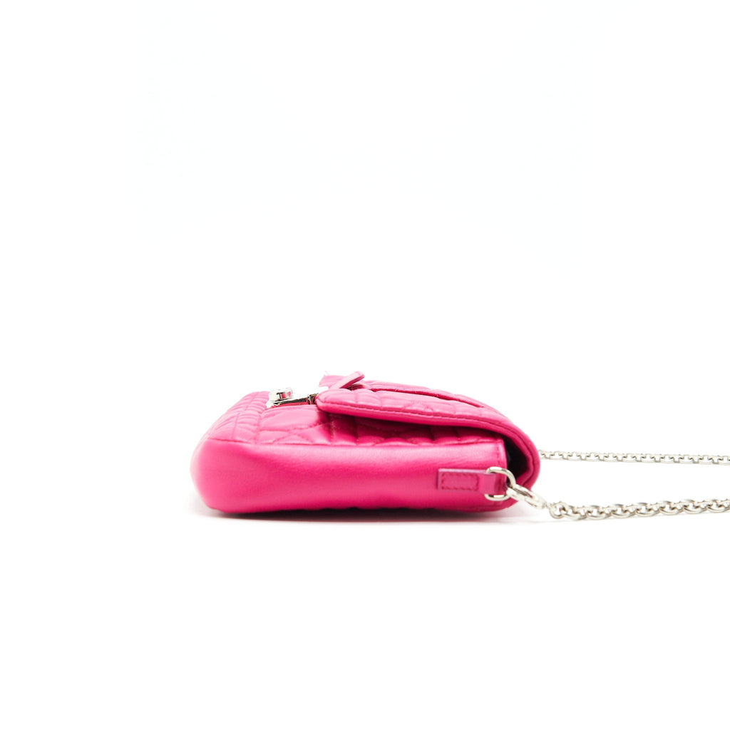 Dior Miss Dior Mini Crossbody Chain Bag Pink SHW