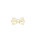 Chanel Bow Brooch With Pearls And Crystals LGHW